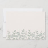 リトルワイルドワンサファリアニマルベビーシャワー 招待状 (裏面)