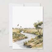 リトルワイルドワンサファリチータベビーシャワー 招待状 (裏面)