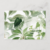 リトルワイルドワンサファリベイビーシャワーおむつラッフル エンクロージャーカード (裏面)