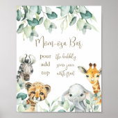 リトルワイルドワンサファリベイビーシャワーマムオーサバー ポスター (正面)