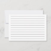 リトルワイルドワンサファリベイビーシャワー サンキューカード (裏面)