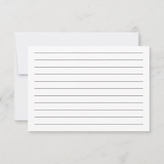 リトルワイルドワンサファリベイビーシャワー サンキューカード (裏面)