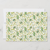 リトルワイルドワンザインアニマルサファリシャワー 招待状 (裏面)