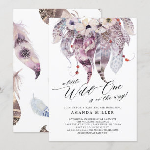 リトルワイルドワンベビーシャワー招待状 招待状
