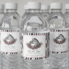 リトルワイルドワン ゼブラプリント ペットボトルラベル