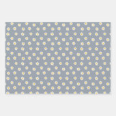 リトルワンコレクション - ダスティスチールグレー ラッピングペーパーシート (正面)