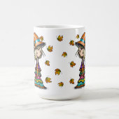 リトルワンダラーかわいい魔女と猫魔法マグ モーフィングマグカップ (中央)