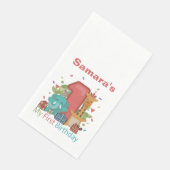 リトルワン初の誕生日紙ゲストタオル (コーナー)