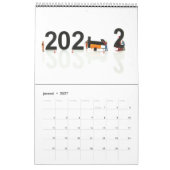 リトルワールドカレンダー1 カレンダー (1月 2027)