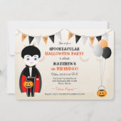 リトルヴァンパイアハローウィンパーティ 招待状 (正面)