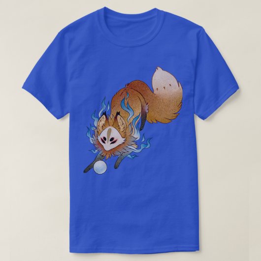 リトルヴィスティーキツネキツネ妖怪 Tシャツ (デザイン正面)
