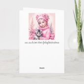 リトルヴィンテージガールアンドスイートキッテンジョユーヌエル カード (裏面)