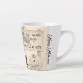 リトルヴィンテージ魔女と黒猫 カフェラテマグ (右)