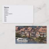 リトルヴェネツィアとレグニッツ川のツアーボート 名刺 (正面/裏面)