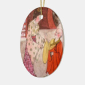 リトル仏教僧オーナメント セラミックオーナメント (左)