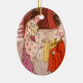 リトル仏教僧オーナメント セラミックオーナメント (裏面)