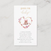 リトル女性のカーボーイはベビーのために本を途中にある エンクロージャーカード (正面)