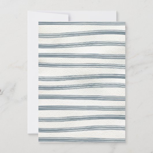 リトル女性のカーボーイウェスタンドレスベビーシャワー 招待状 (裏面)