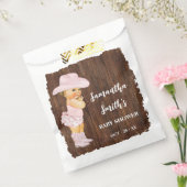 リトル女性のカーボーイウエスタンベビーシャワーパーティー フェイバーバッグ (封をした状態)