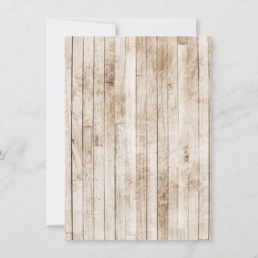 リトル女性のカーボーイウエスタンポニーバースデーパーティー 招待状 (裏面)