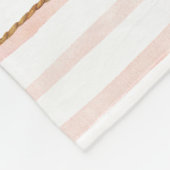 リトル女性のカーボーイウマ誕生統計ベビーブランケット フリースブランケット (角)