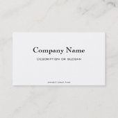 リトル女性のカーボーイオンキャトルホースイエロー 名刺 (裏面)