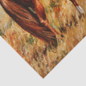 リトル女性のカーボーイオンキャトルホース 薄葉紙 (詳細)