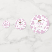 リトル女性のカーボーイカウガールロデオウエスタンベビーシャワー コンフェッティ (正面)