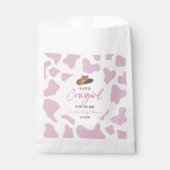 リトル女性のカーボーイカウガールロデオウエスタンベビーシャワー フェイバーバッグ (正面)