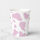 リトル女性のカーボーイカウガールロデオウエスタンベビーシャワー 紙コップ (左)