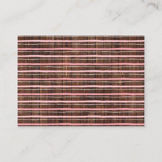 リトル女性のカーボーイディスプレイなしラッピング赤ちゃんシャワー エンクロージャーカード (裏面)