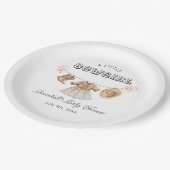 リトル女性のカーボーイハットブーツドレスベビーシャワー ペーパープレート (アングル)