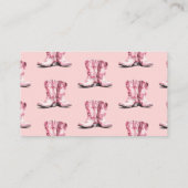 リトル女性のカーボーイピンクロデオストアレジストリ エンクロージャーカード (裏面)