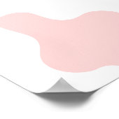 リトル女性のカーボーイピンクロデオベビーシャワー ポスター (角)