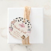 リトル女性のカーボーイ西部テーマ女の子の赤ちゃんシャワー フェイバータグ (インサイチュ)