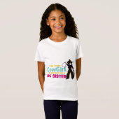 リトル女性のカーボーイ、ビッグ・シスター Tシャツ (正面フル)