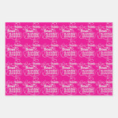 リトル女性のカーボーイ ラッピングペーパーシート (正面2)