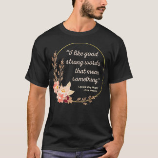 リトル女性引用文IVかわいいスタイル Tシャツ