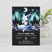 リトル威厳のあるウルフ誕生日 招待状 (スタンド正面)