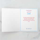 リトル子猫クリスマスカード カード (内部)