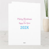 リトル子猫クリスマスカード カード (裏面)