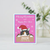 リトル子猫クリスマスポストカード ポストカード (スタンド正面)