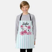 リトル子猫 エプロン (着用した状態)