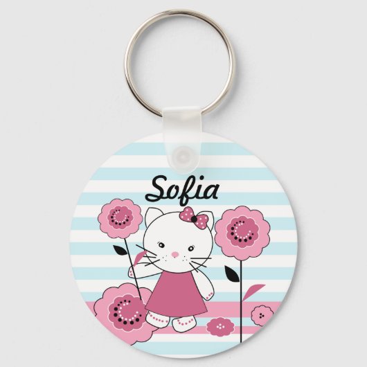 リトル子猫 キーホルダー (正面)