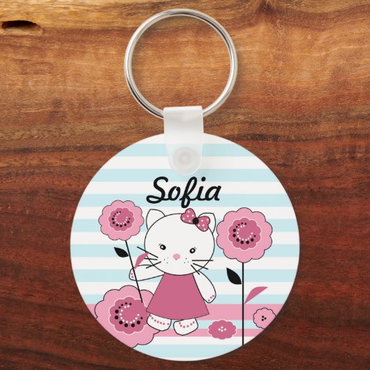 リトル子猫 キーホルダー (正面)