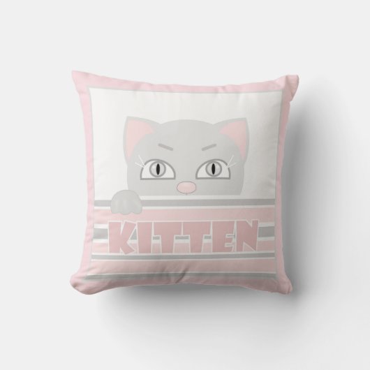 リトル子猫 クッション (正面)