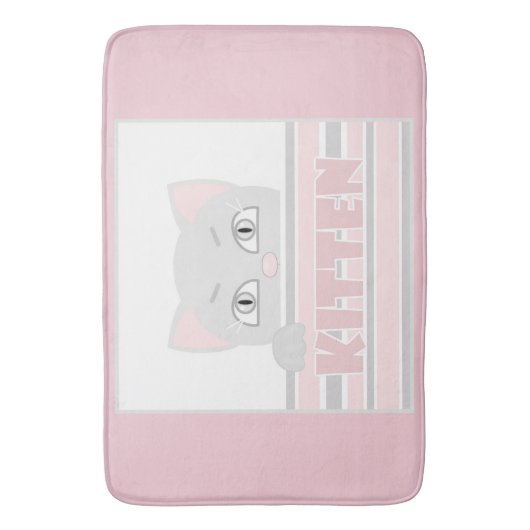 リトル子猫 バスマット (正面縦)