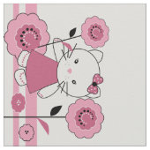 リトル子猫 ファブリック (クローズアップ)