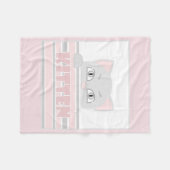 リトル子猫 フリースブランケット (正面(横))