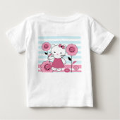 リトル子猫 ベビーTシャツ (裏面)
